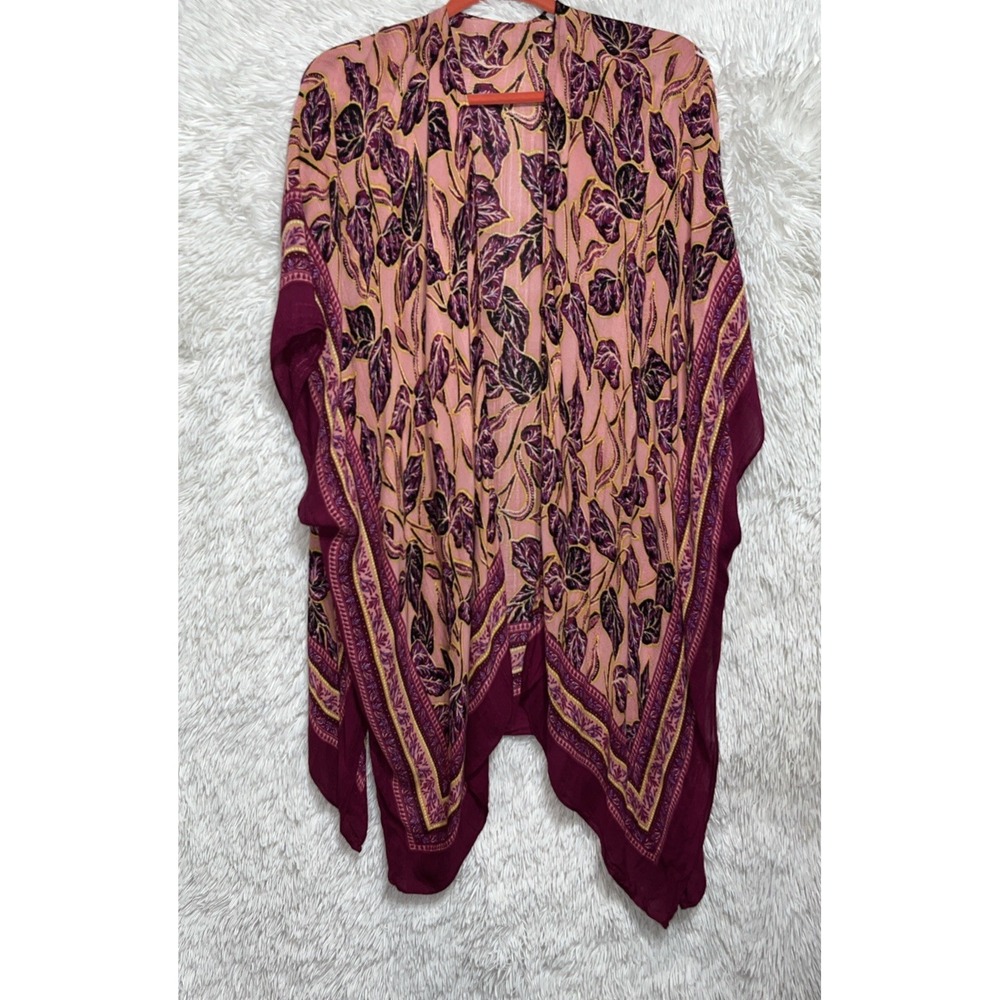 Time and True Women’s Boho Kimono‎ DusterCardigan Size S/M